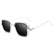 Load image into Gallery viewer, Cool Stylist Square Metal Frame Steampunk Sunglasses - Ailime Designs