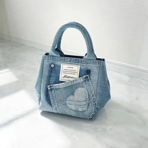 High End Women's Denim Handbag - Ailime Designs