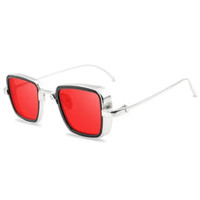 Load image into Gallery viewer, Cool Stylist Square Metal Frame Steampunk Sunglasses - Ailime Designs
