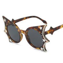 Load image into Gallery viewer, Bat Wings Rhinestone Design Sunglasses - Ailime Designs