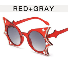 Load image into Gallery viewer, Bat Wings Rhinestone Design Sunglasses - Ailime Designs