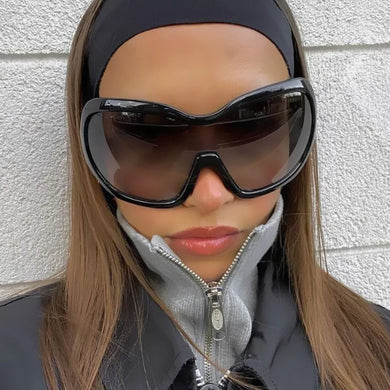 Chic Style Oversized Goggle Shield Sunglasses - Ailime Designs