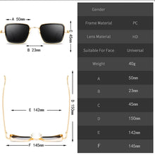 Load image into Gallery viewer, Cool Stylist Square Metal Frame Steampunk Sunglasses - Ailime Designs