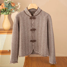 Load image into Gallery viewer, 100% Wool Cashmere Cardigan Sweaters - Ailime Designs