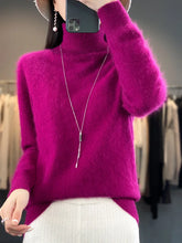 Load image into Gallery viewer, 100% Mink Cashmere Women Pullover Sweaters - Ailime Designs