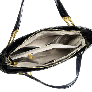 Python Printed Women Luxury PU Leather Handbags - Ailime Designs