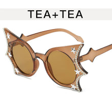 Load image into Gallery viewer, Bat Wings Rhinestone Design Sunglasses - Ailime Designs