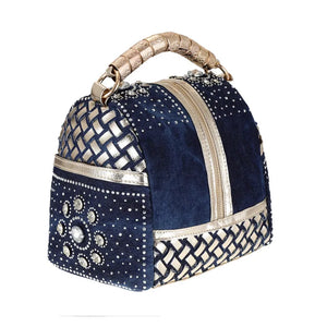 Blue Denim Handbag Accessories - Ailime Designs