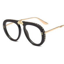 Load image into Gallery viewer, Crystal Trim Design Foldable Sunglasses - Ailime Designs