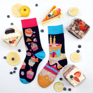 Breathable Conversational Design Women Printed Socks - Ailime Designs