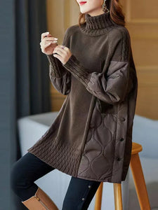 Autumn Street Style Fashion Turtleneck Sweaters - Ailime Designs