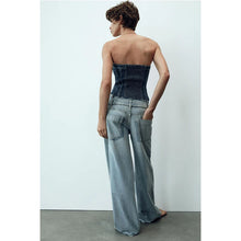 Load image into Gallery viewer, Casual Women Double Waisted Denim Jeans - Ailime Designs