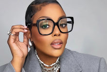 Load image into Gallery viewer, Bold Oversize High Quality Clear Frame Glasses - Ailime Designs