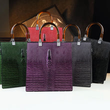 Load image into Gallery viewer, Crocodile Luxury Genuine Leather Messenger Handbags - Ailime Design