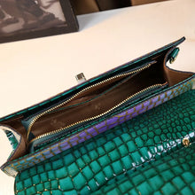 Load image into Gallery viewer, Crocodile Print Design Women Genuine Leather Handbags - Ailime Designs