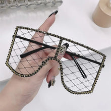 Load image into Gallery viewer, Cool Hollow-cut  Mesh Wire Frame Design Glasses - Ailime Designs