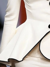Load image into Gallery viewer, European Design Asymmetrical White Jacket - Ailime Designs
