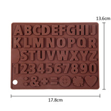 Load image into Gallery viewer, Alphabet &amp; Numbers Shape Silicone Molds - Ailime Designs