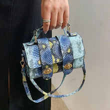 Load image into Gallery viewer, Cool Snakeskin Design PU Leather Handbags - Ailime Designs