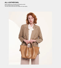 Load image into Gallery viewer, Luxury Tan Soft Geniune Leather Handbags - Ailime Designs
