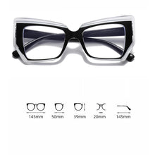 Load image into Gallery viewer, Block Print Clear Design  Fashion Eyewear - Ailime Designs