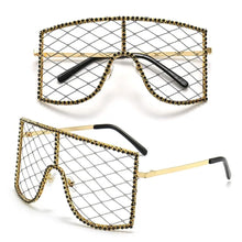 Load image into Gallery viewer, Cool Hollow-cut  Mesh Wire Frame Design Glasses - Ailime Designs