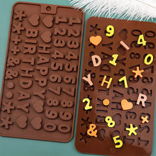 Load image into Gallery viewer, Alphabet &amp; Numbers Shape Silicone Molds - Ailime Designs
