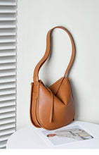 Load image into Gallery viewer, Casual Brown Split Leather Underarm Shoulder Bags For Women - Ailime Designs