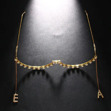 Load image into Gallery viewer, Decorative Hollow-cut Rhinestone Trim Design Eyewear - Ailime Designs