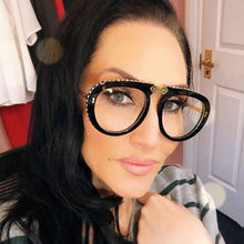 Load image into Gallery viewer, Crystal Trim Design Foldable Sunglasses - Ailime Designs