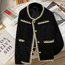 Load image into Gallery viewer, Elegant Women Tweed Jackets - Ailime Designs
