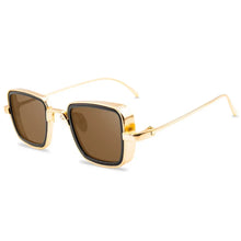 Load image into Gallery viewer, Cool Stylist Square Metal Frame Steampunk Sunglasses - Ailime Designs