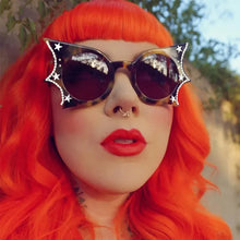 Load image into Gallery viewer, Bat Wings Rhinestone Design Sunglasses - Ailime Designs