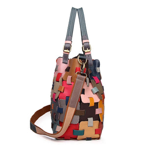 Colorful Women't Block Loop Design Crossbody Handbags - Ailime Designs