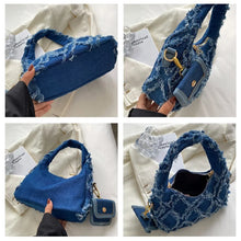 Load image into Gallery viewer, High Street Denim Style Handbags - Ailime Designs