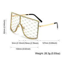 Load image into Gallery viewer, Cool Hollow-cut  Mesh Wire Frame Design Glasses - Ailime Designs