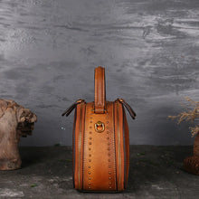 Load image into Gallery viewer, Geniune Embossed Leather Messenger Handbags - Ailime Designs