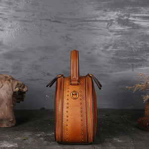 Geniune Embossed Leather Messenger Handbags - Ailime Designs
