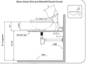 Elegant Rectangular Deck Mount Basin Sink - Ailime Designs