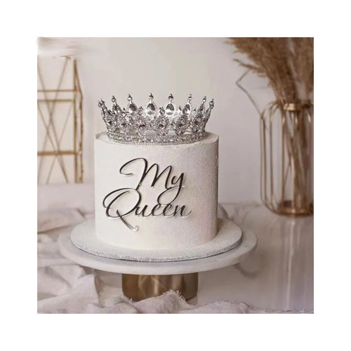 10PCS Birthday My Queen Cake Topper - Ailime Designs