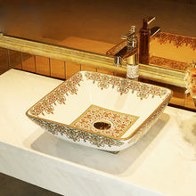 Load image into Gallery viewer, Adorable Square Beauty Deck Mount Basin Sinks - Ailime Designs