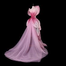 Load image into Gallery viewer, Haute Couture Tulip Design Ombre Design Evening Gown - Ailime Designs