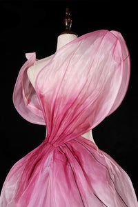 Haute Couture Tulip Design Ombre Design Evening Gown - Ailime Designs