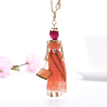 Load image into Gallery viewer, Handmade French Doll Jewerly Necklace - Ailime Designs