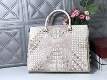 Load image into Gallery viewer, 100% Genuine Crocodile Leather Skin Handbags - Ailime Designs