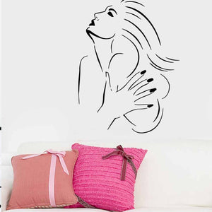 Woman Illustration Wall Art Decals - Ailime Designs - Ailime Designs