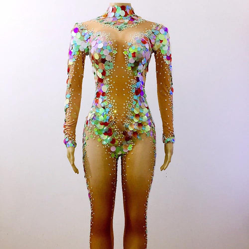 Women's Stage Performance Bodysuit Costume – Entertainment Industry