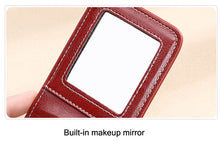Load image into Gallery viewer, Women&#39;s Travel Size Cosmetic Portable Mirror Pouches - Ailime Designs