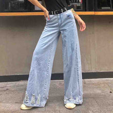 Load image into Gallery viewer, Women’s Street Style Design Denim Jeans – Fashion Apparel