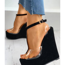 Load image into Gallery viewer, Women&#39;s Sexy Transparent Design Wedges - Ailime Designs